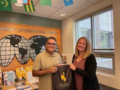 Jill with Dr. Saad Balhasan Aljazwe