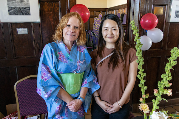Yuki with Tawnya Plumb at a JASWY event