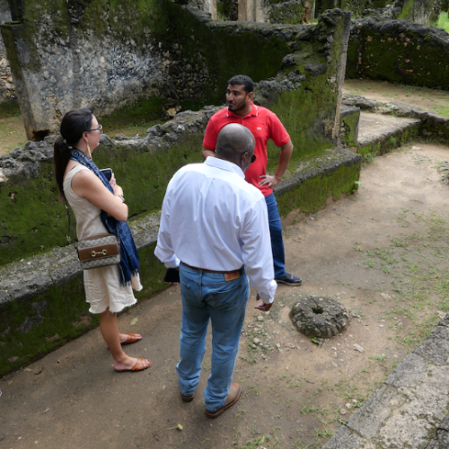 Faculty on a tour during the WyoGlobal Kenya trip