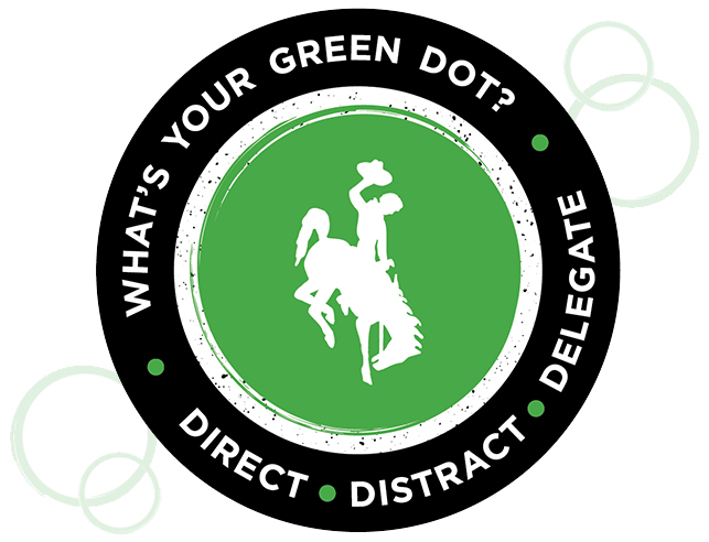 Greendot logo with "direct, distract, delegate"