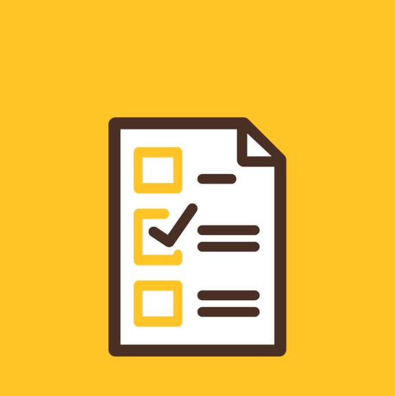 List and check box icon