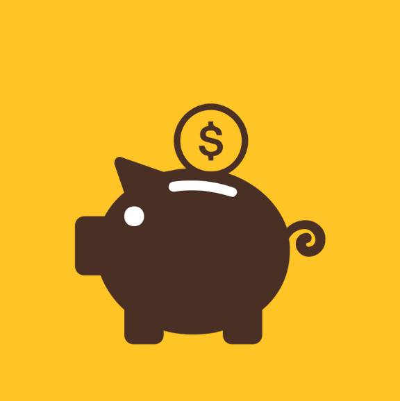 Piggy bank icon