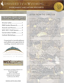 ENR Highlights newsletter, spring 2011
