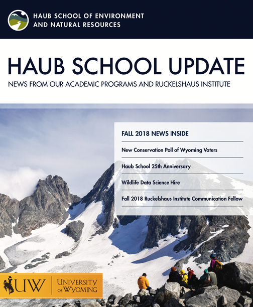 2018 Haub School Update cover