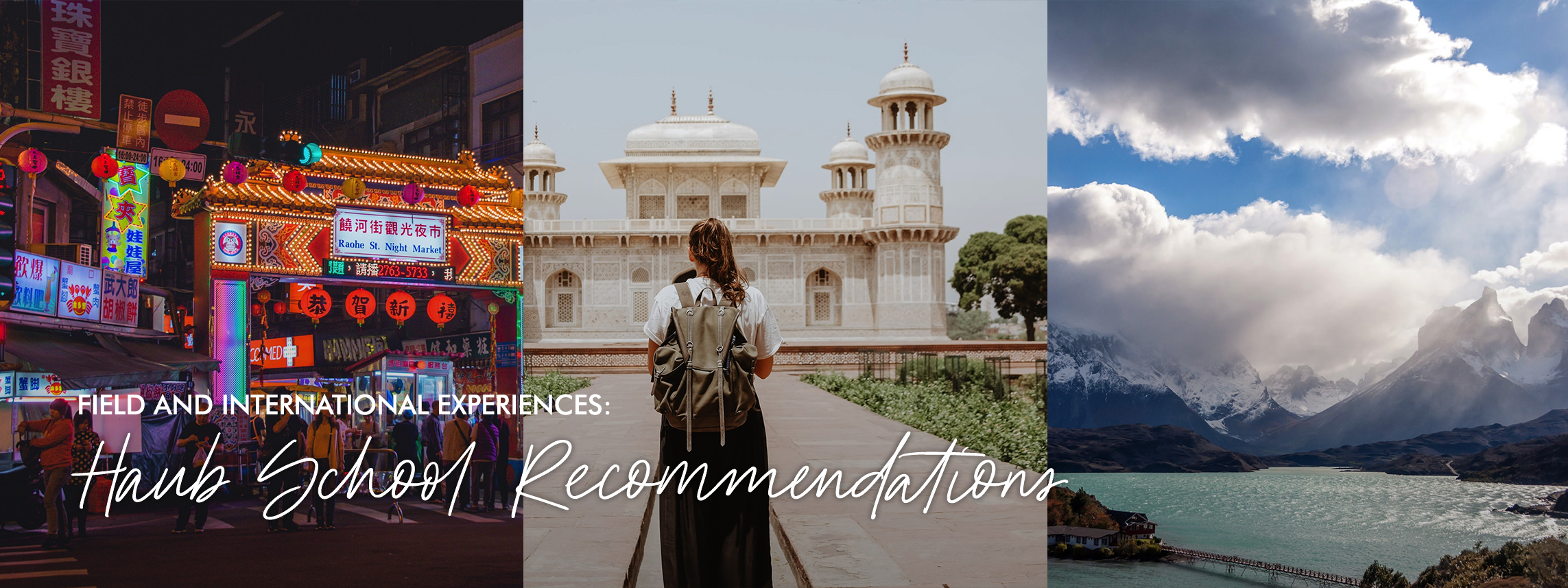 Field & International Experiences: Haub School Recommendations over students in international settings