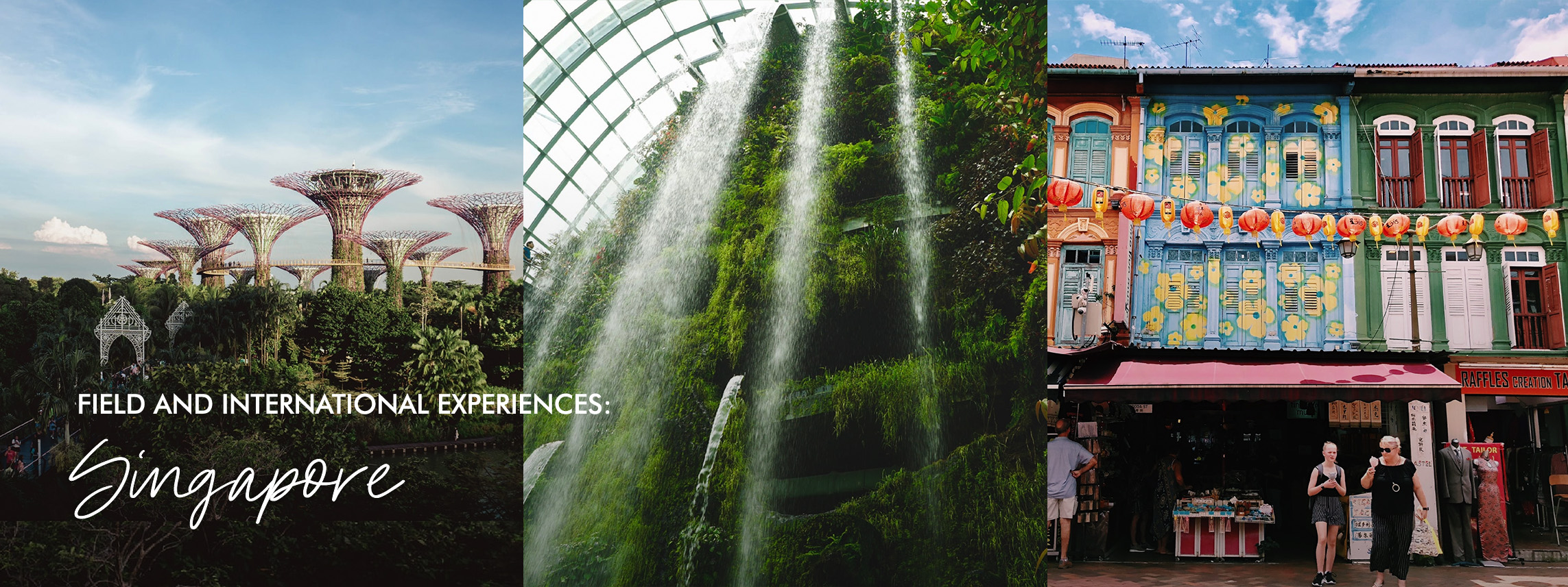 Field & International Experiences: Singapore over students in international settings