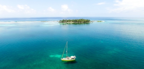 sailboat in the ocean