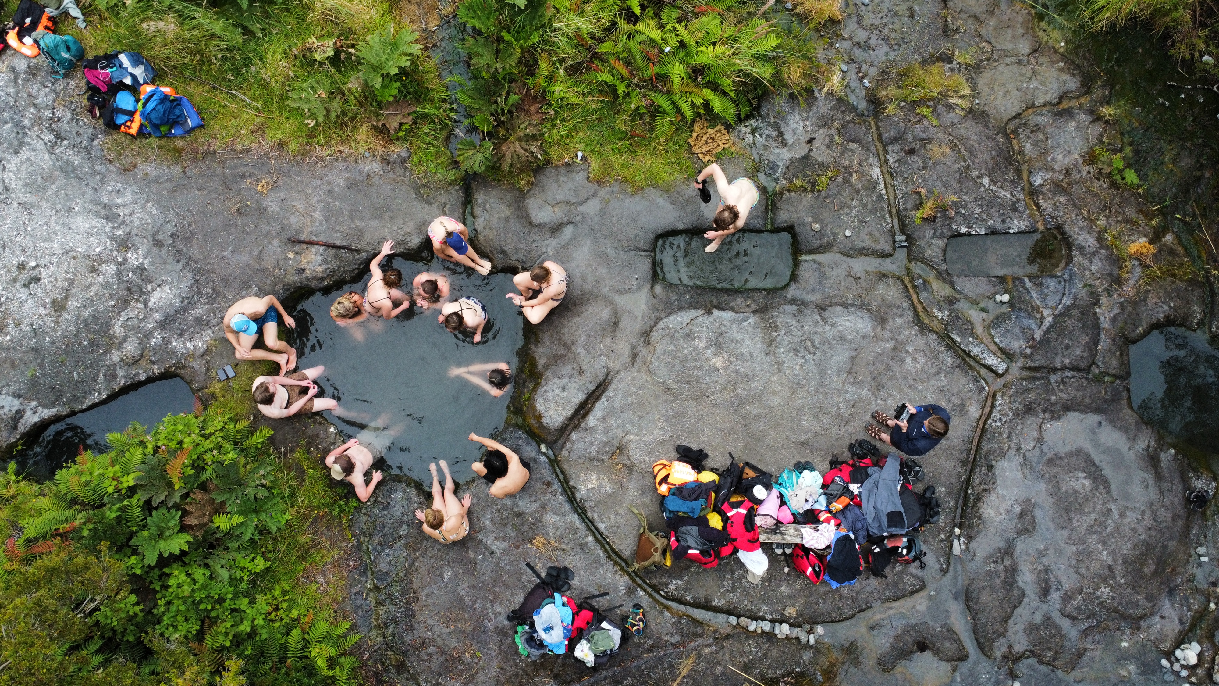 students in hot springs 