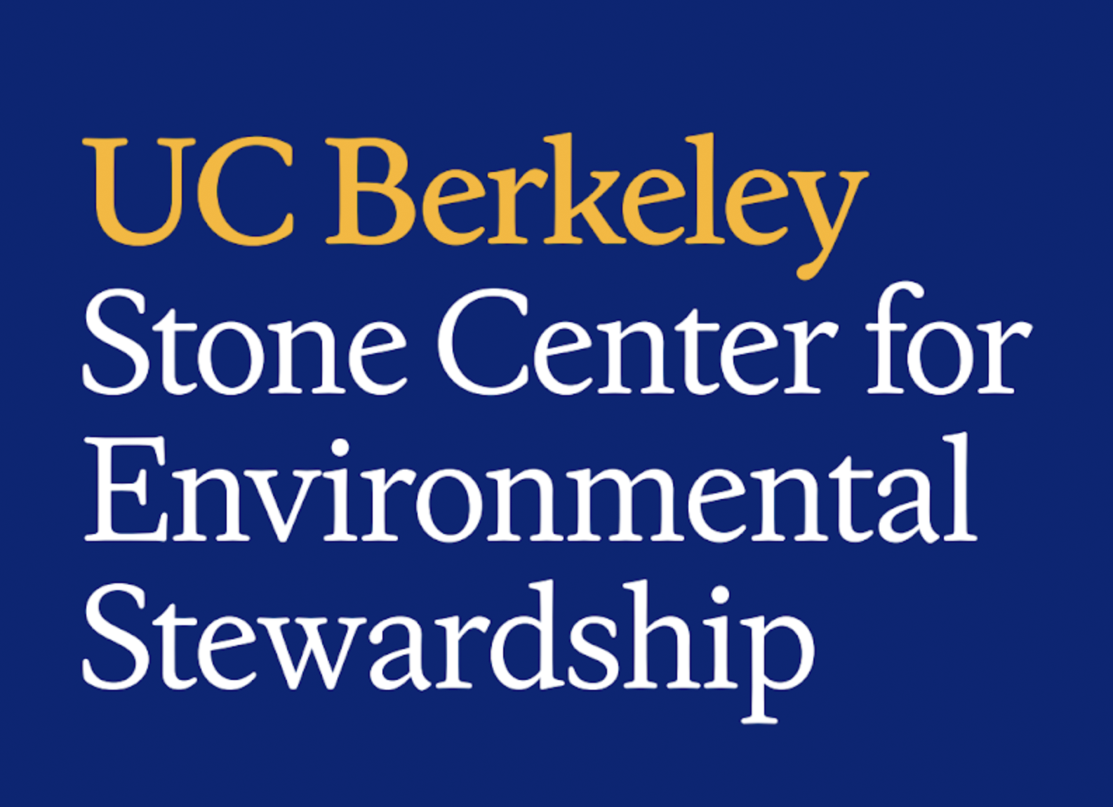 UC Berkeley Stone Center logo