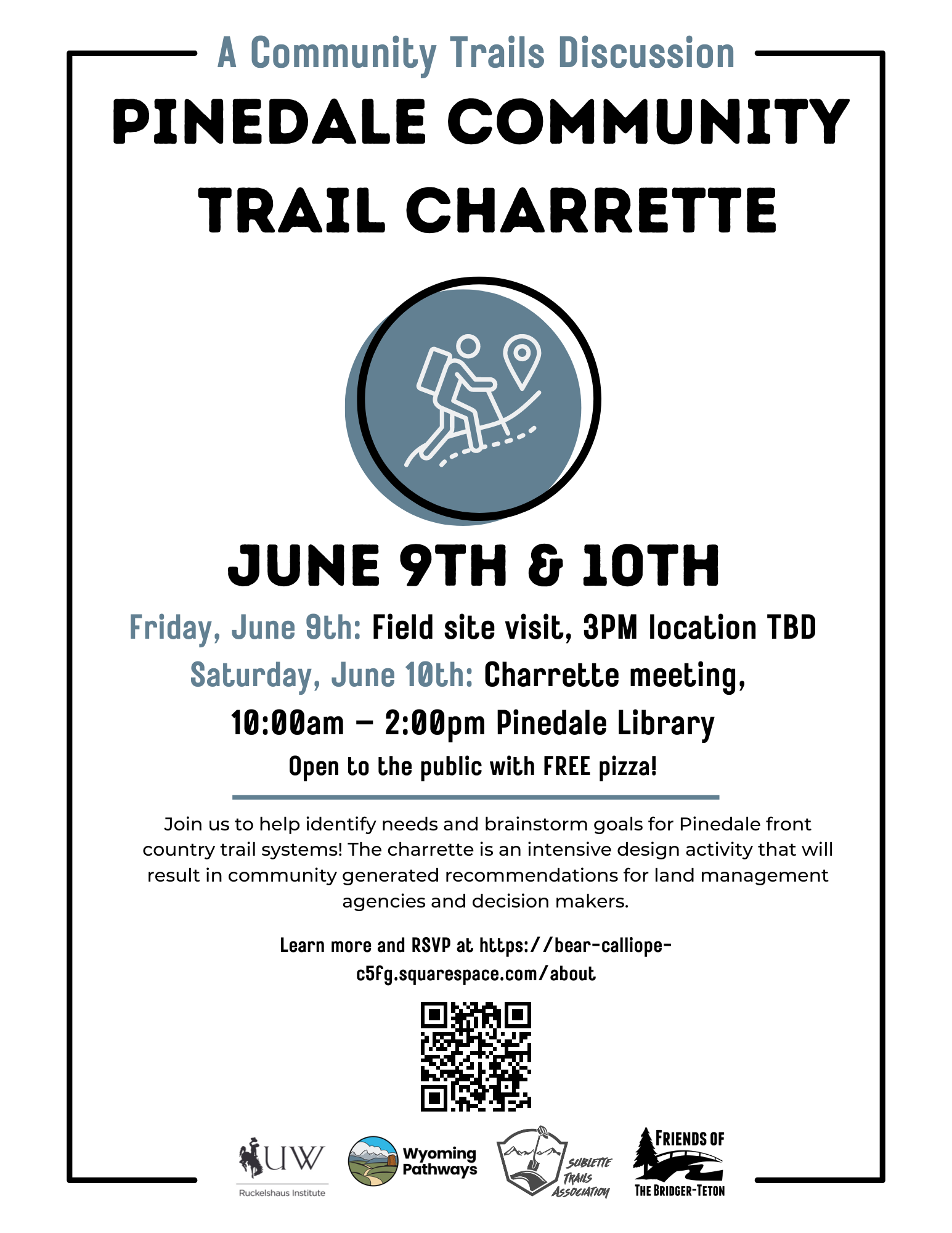 flyer for trail charrette