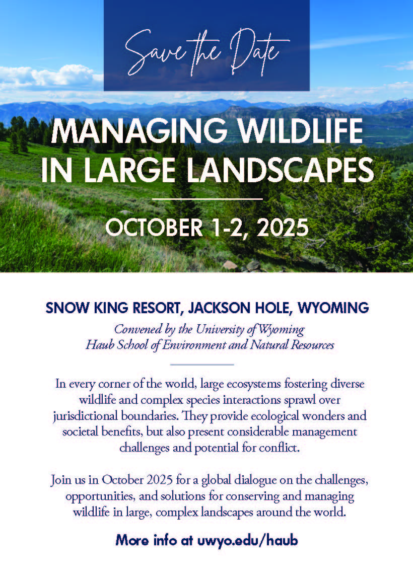 A flyer for the wildlife conference