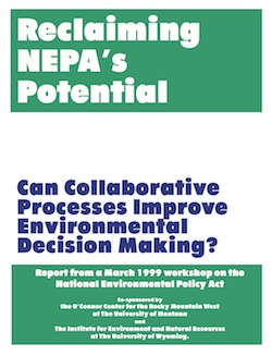 Reclaiming NEPA's Potential, 1999