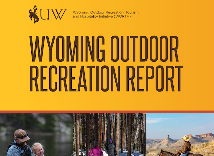 Cover of the Wyoming Outdoor Recreation Report