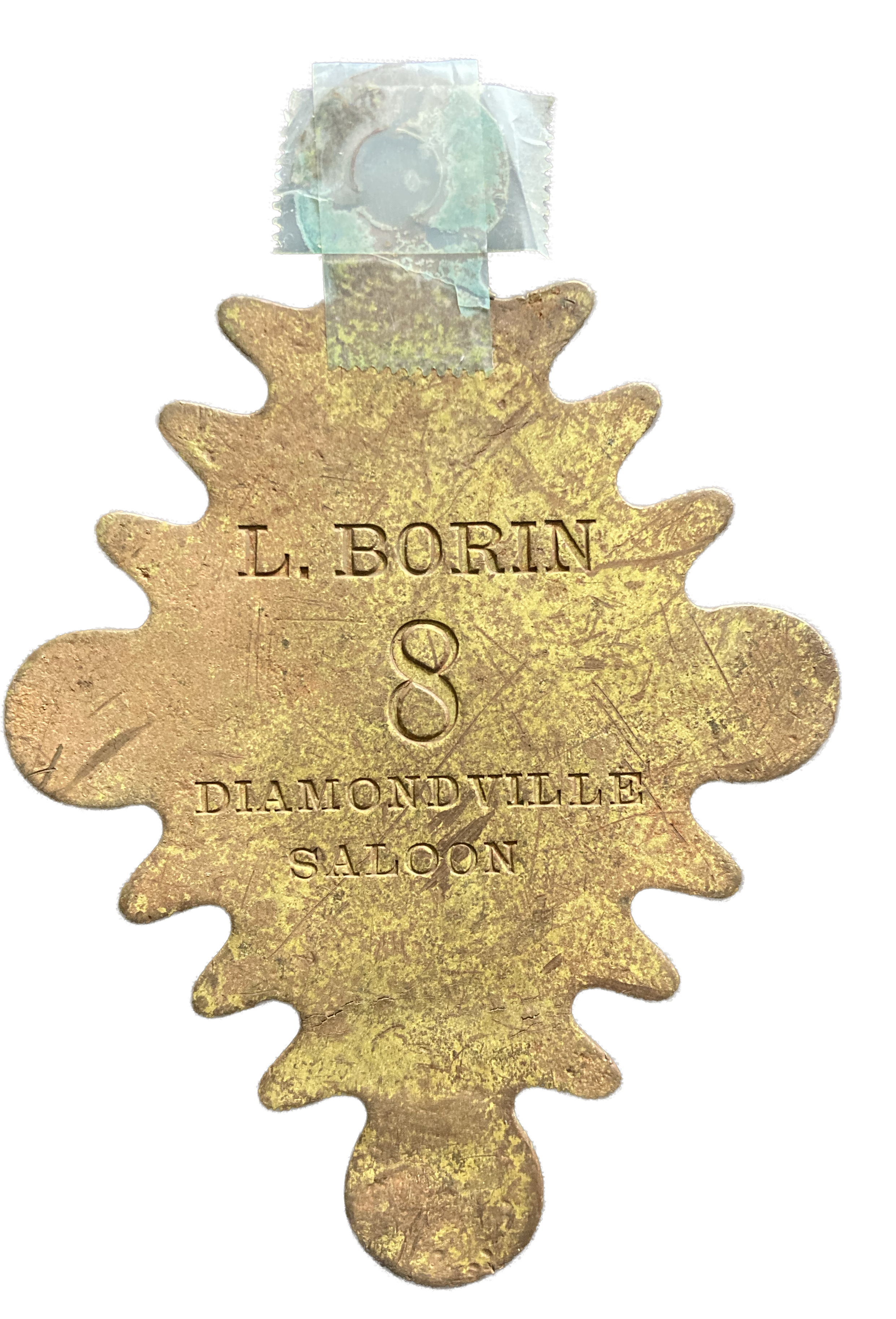 Jere Borino’s grandfather’s miner’s tag