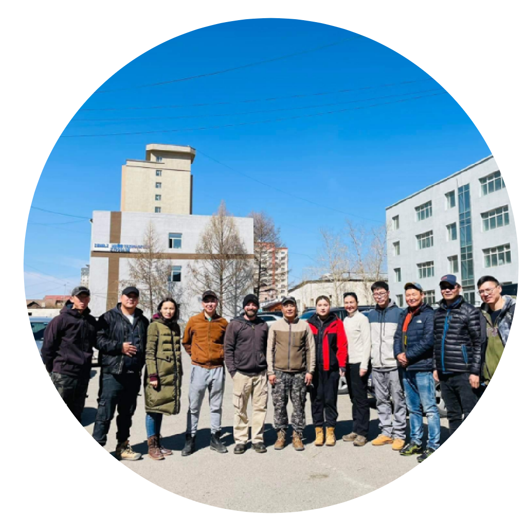 Photo of group in Mongolia