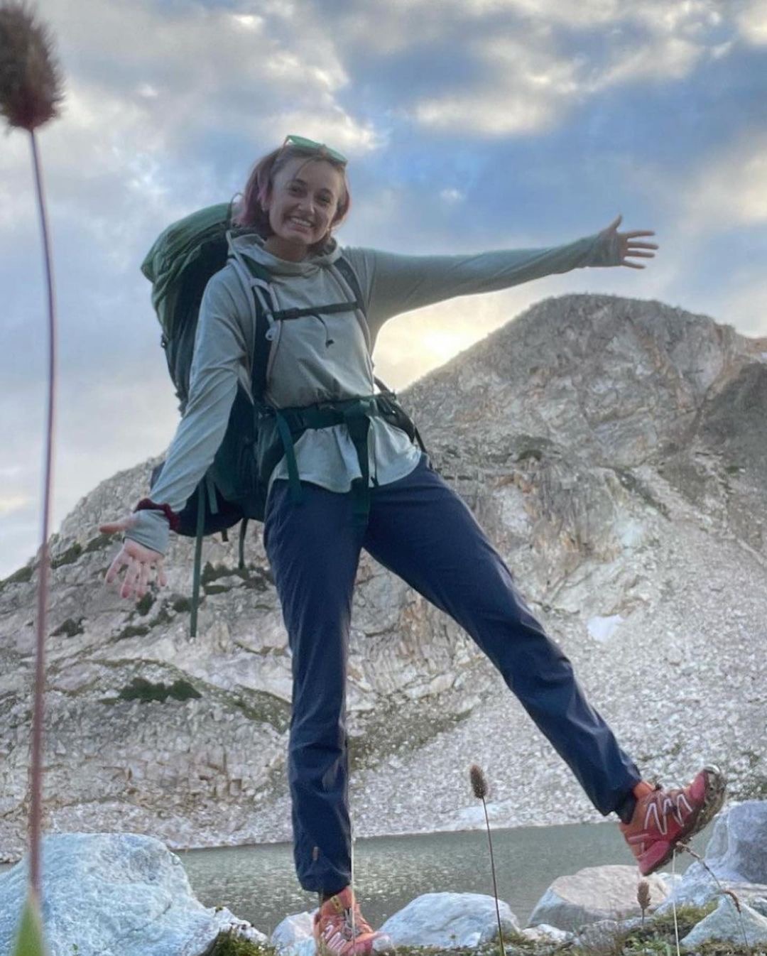 Kellyn on a hike