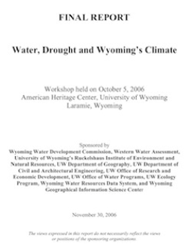 Report thumbnail of Water, Drought and Wyoming's Climate