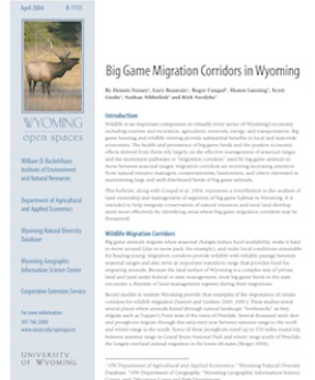 Report thumbnail of Big Game Migration Corridors in Wyoming 