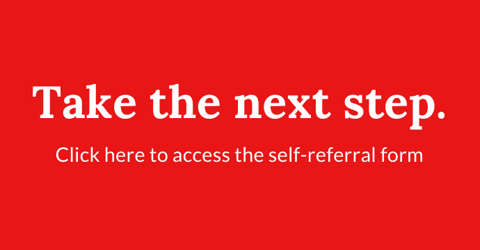 Click here to access our self-referral form, red background