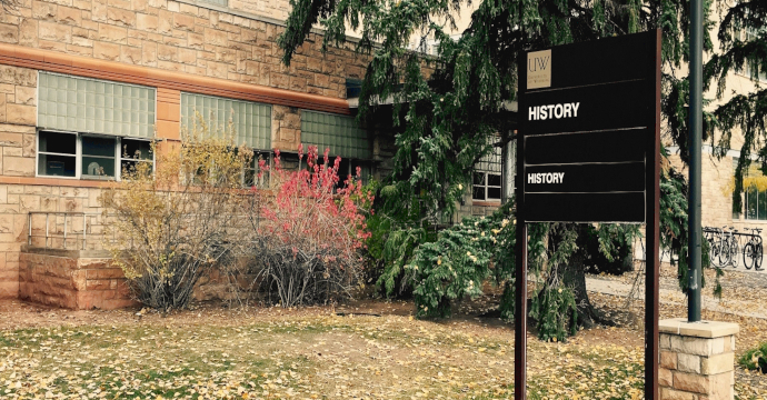image of the exterior of the History Building at the University of Wyoming
