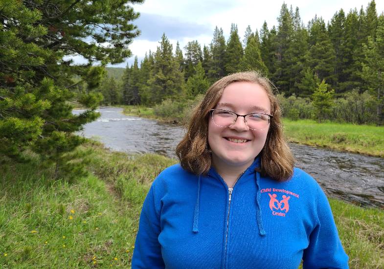 Delenn Layher in the outdoors