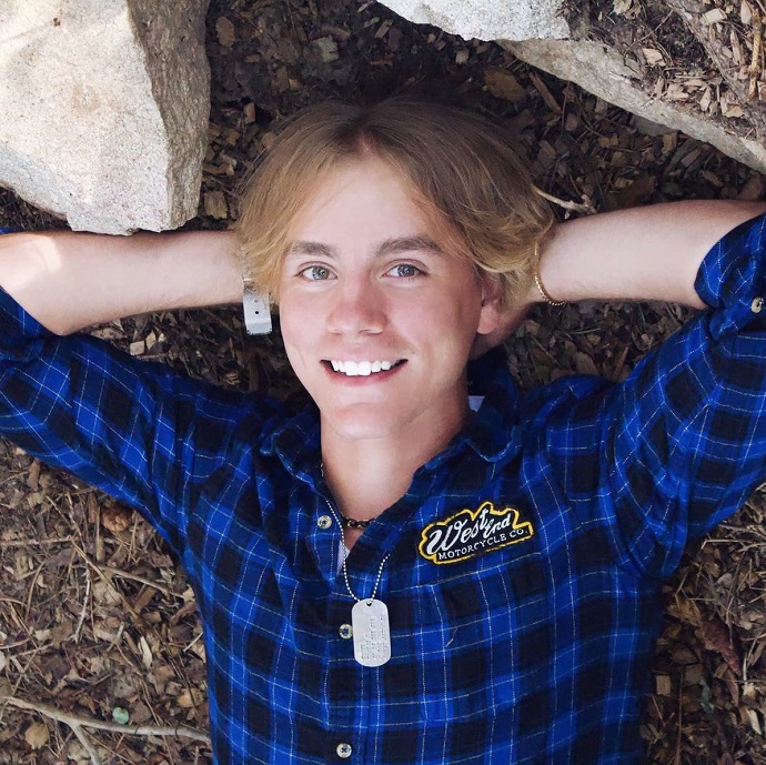 Wyatt Ebben posing outdoors