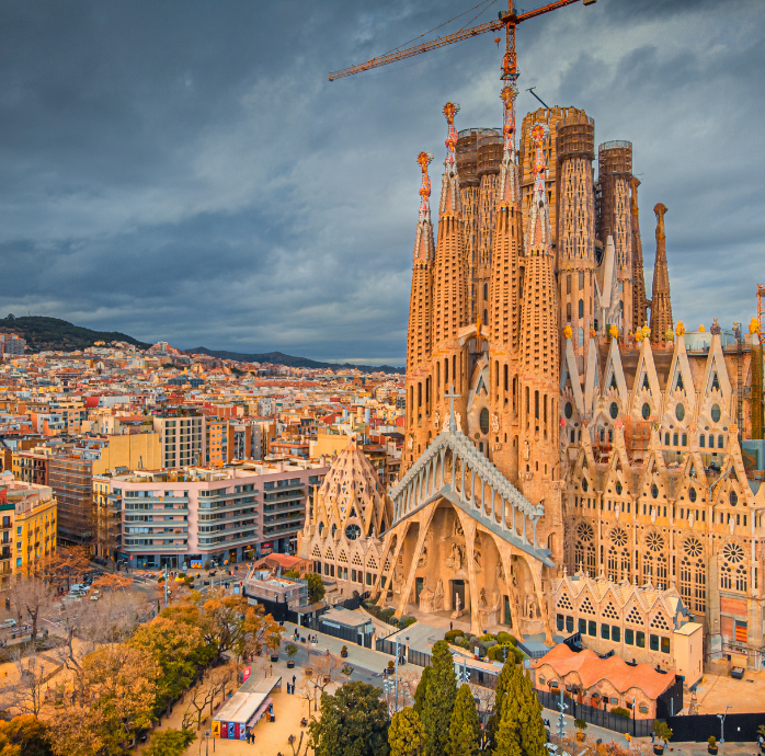 Sagrada Familia in Barcelona, Spain
