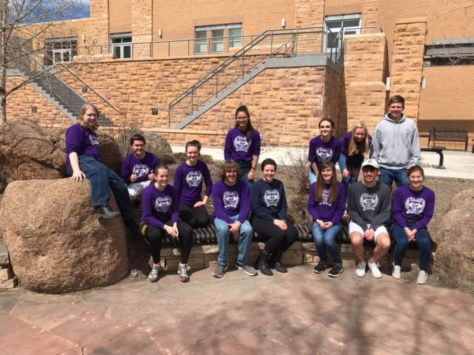 Group of students in an outdoor setting