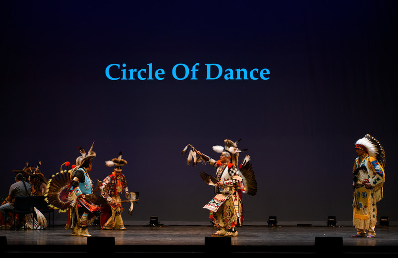 Circle of Dance - dancers in native attire