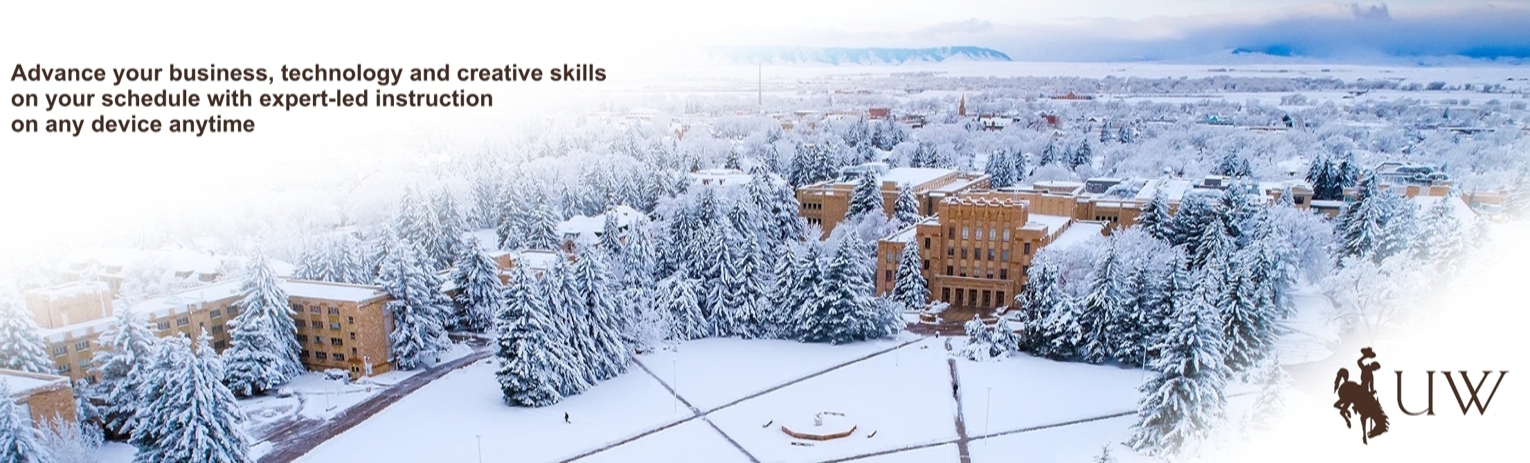 University of Wyoming Snow Covered