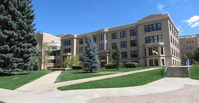 College of Health sciences building front.