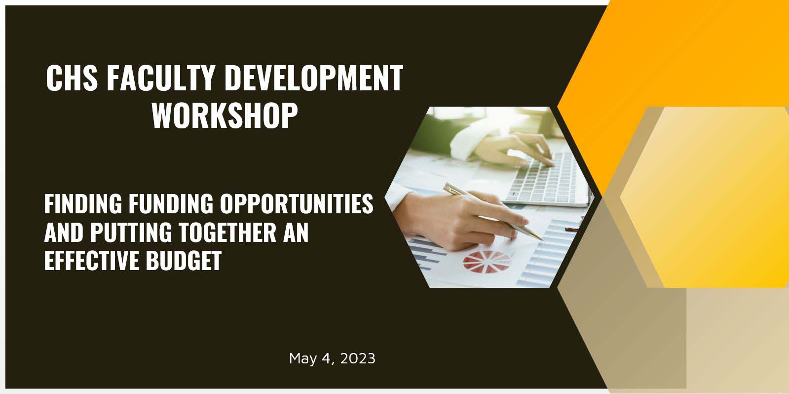 Advertisement for a faculty development workshop.