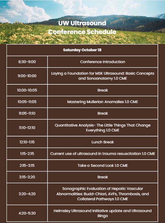 schedule day 1