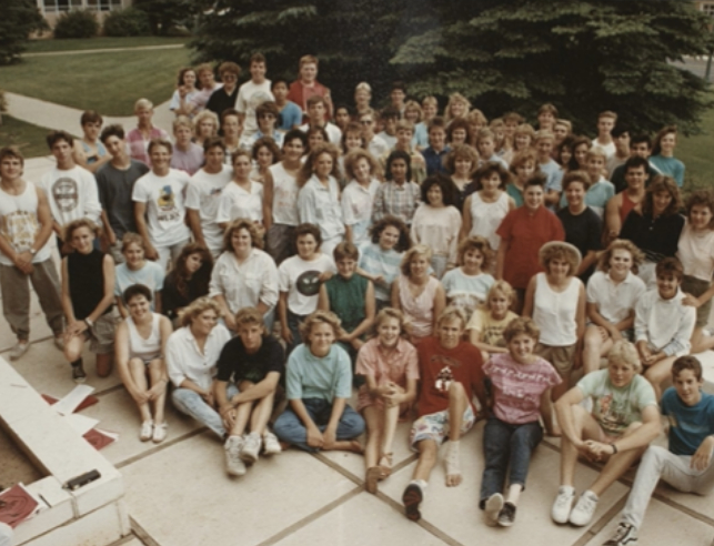 Group picture from 1986 HSI summer camp.