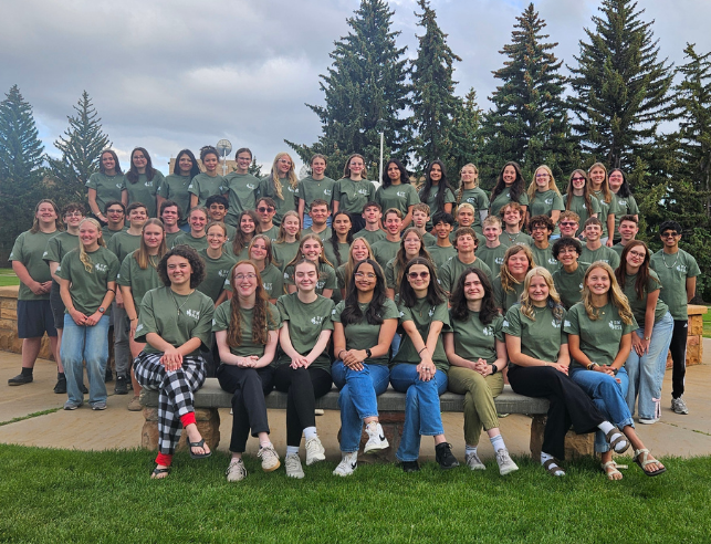 HSI 2026 students group photo in Prexi's Pasture.