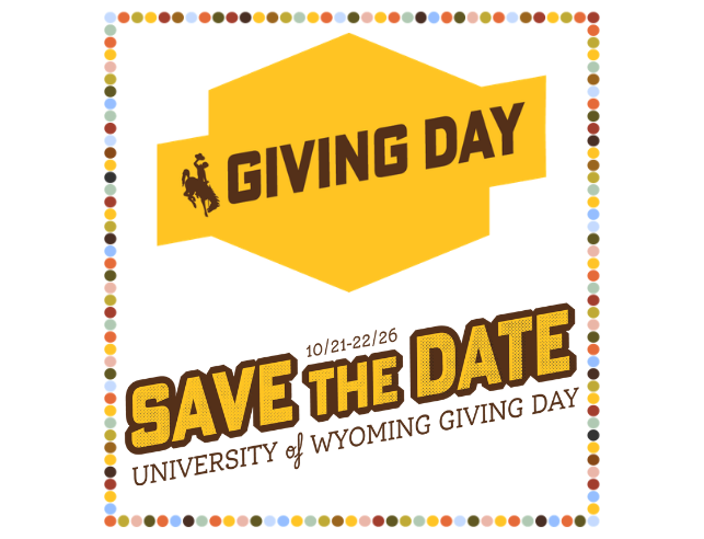 Giving Day 2026 logo and save the date. Dates: October 21 and 22 noon to noon