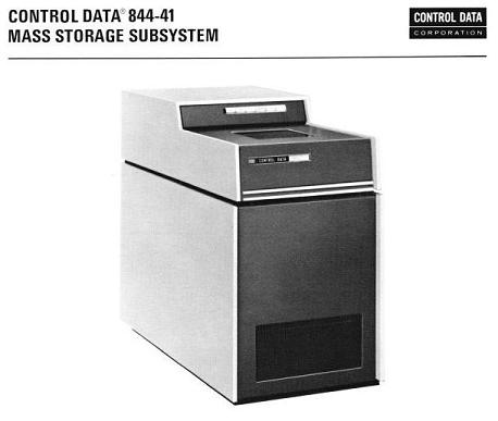 Control Data 844-41 specification sheet