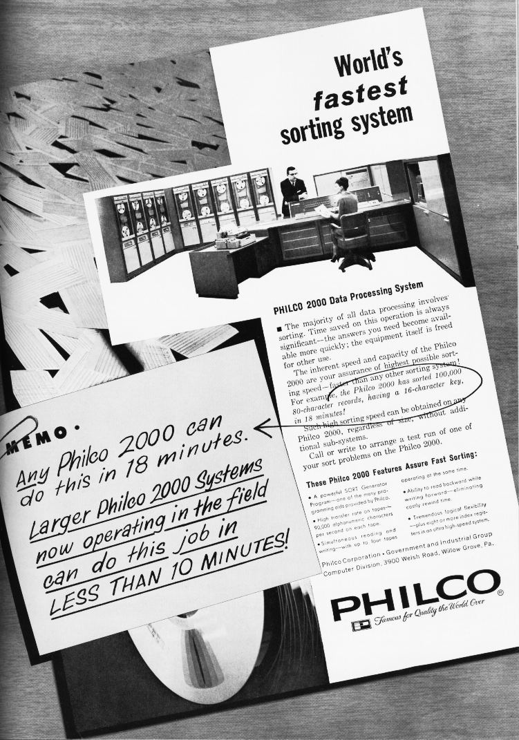 Photo of a Philco from a CACM ad.