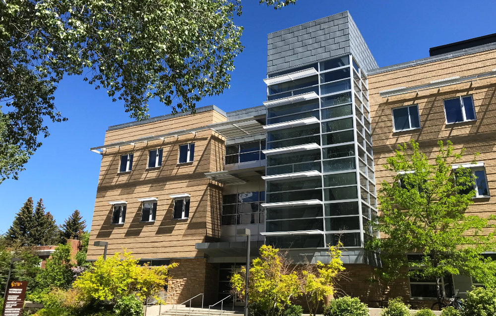Information Technology Center photo of the South corner from outside