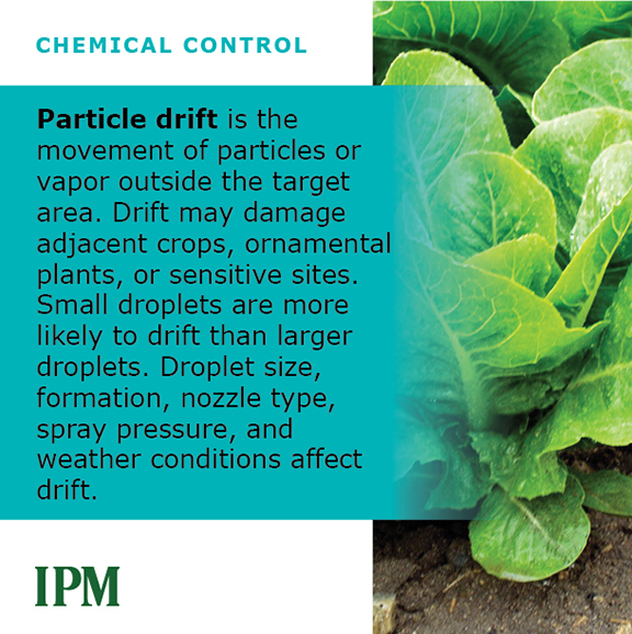 Pesticide drift