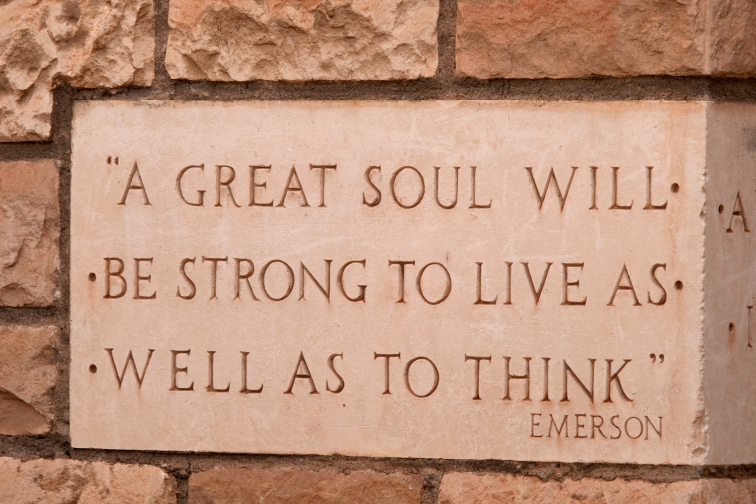 Emerson quote on UW building