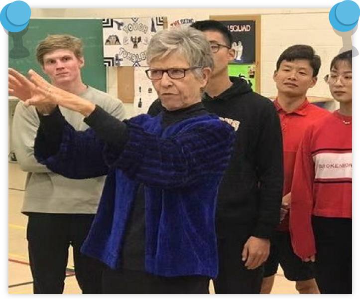 A person speaking to a group.