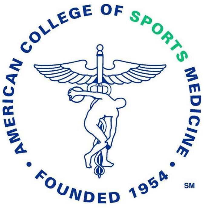 Logo showing a male athelet in training. 