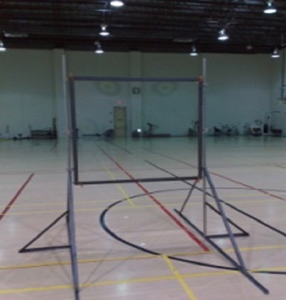 Photo showing a college sports gym.