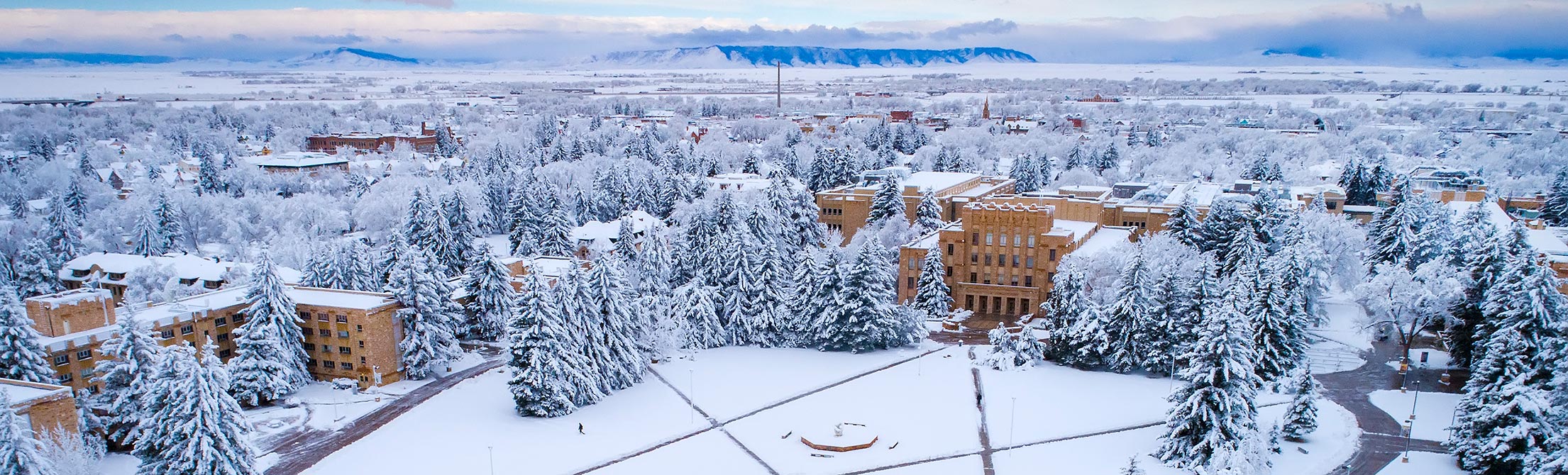 aerial view of campus