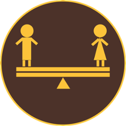 kids on balance beam icon