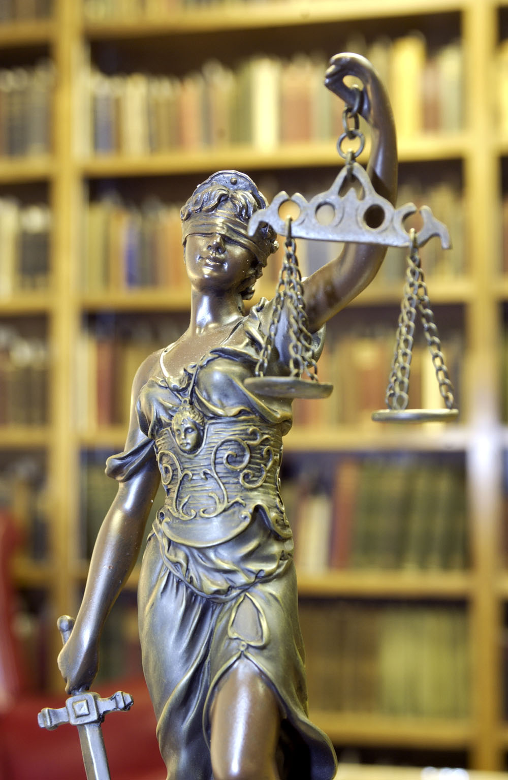 Scales of Justice statue.