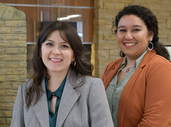Jessie Salas and Cristina Salazar