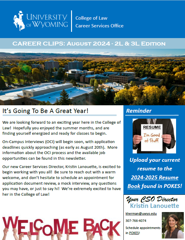 2L3L August Newsletter Cover Page