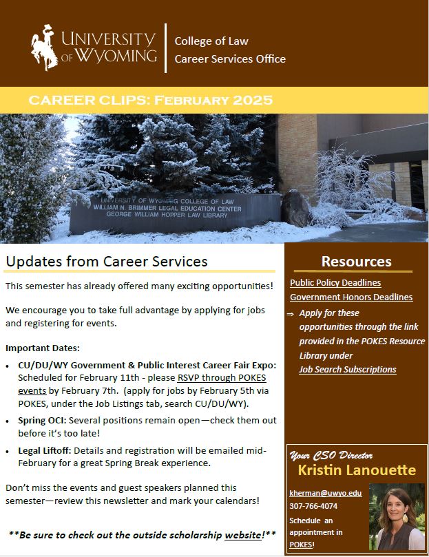February 2025 Newsletter Cover Page